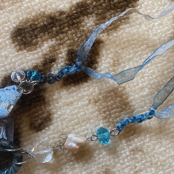 Vintage Crystal and Stone Necklace - Picture 7 of 7